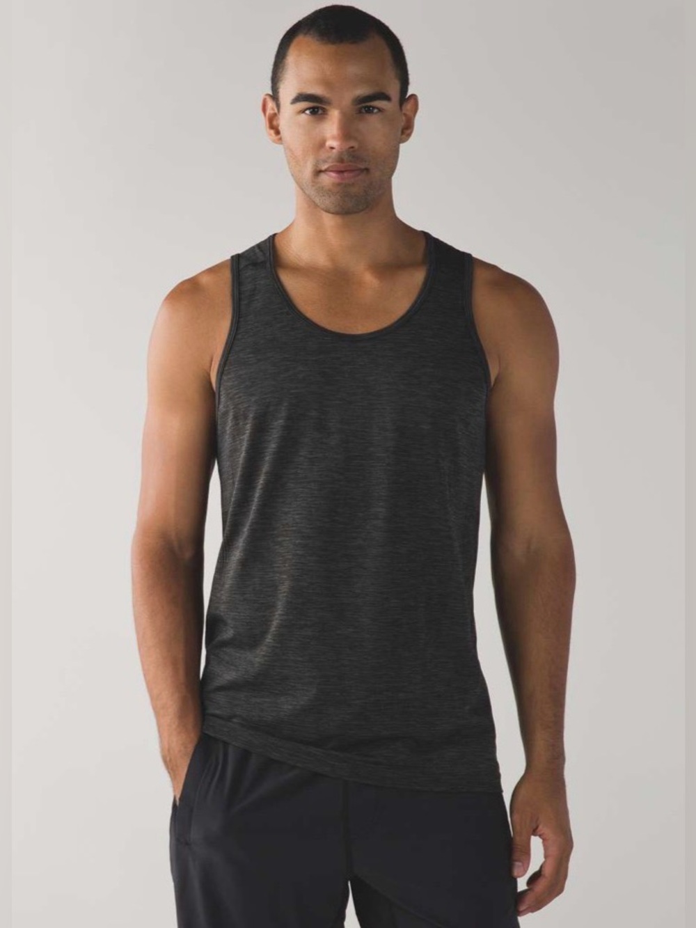 Men's Lululemon Dark Heather Performance Tank Top